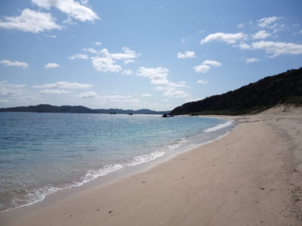 奄美大島北部の海岸