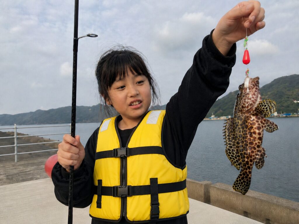 子どもも参加できる堤防釣り体験